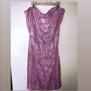 SWEETHEART STRAPLESS MINI DRESS